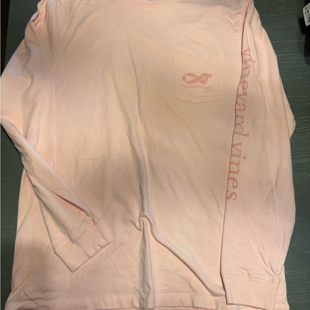 Vineyard Vines Pink Long Sleeve Shirt